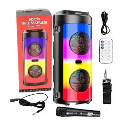 Sing-e Portable Wireless Speaker ZQS4248 with Mic and Remote Control Black Sing-e Portable Wireless Speaker ZQS4248 with Mic and Remote Control Black